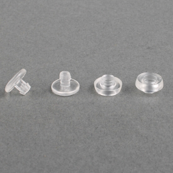 Botones de presión plástico 2,5 mm transparente | The Solution Shop | Solution Shop