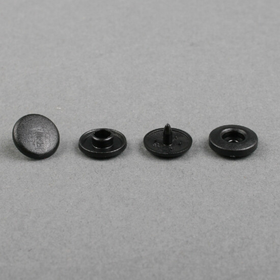 Botones de presión (R) Ø 12 mm negro, The Solution Shop