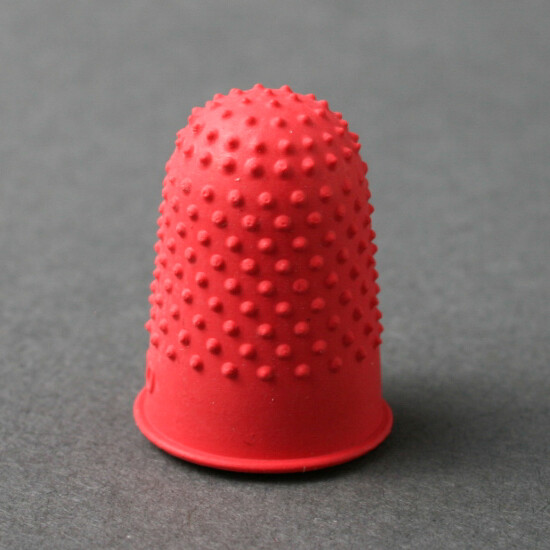 Rubber thimble 14 mm red, The Solution Shop