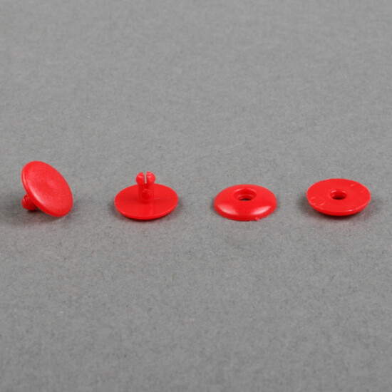Botones de presión plástico 3 mm rojo | The Solution Shop The Solution Shop