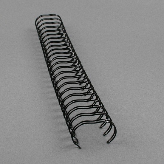Rilegatura spirali wire O 25,4 mm nero, The Solution Shop