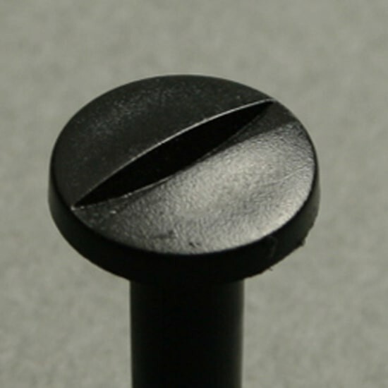 Clips plastique pour tube - noir - Ø 30 mm