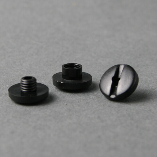 Nylon Hooks - Black - Hole ø 6mm