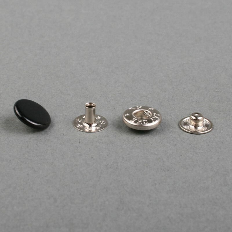 Set di 132 Bottoni a Pressione, Bottoni Automatici con Pulsante Button Tool, Bottoni in Metallo per Wallet,Giacche,Handbag,Vestiti,Jeans,Giacca e Manica(12.5mm