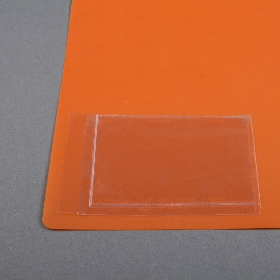 Pochette pour cartes de visite PVC 75 x 100 mm